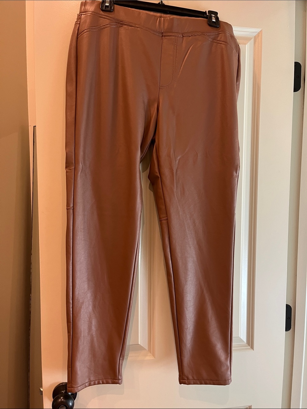 J. Jill Chestnut Faux Leather Leggings